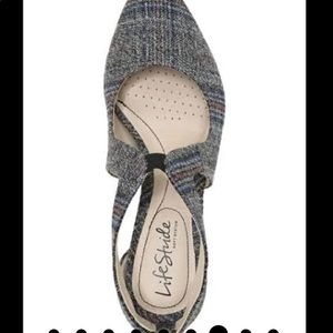 NIB LifeStride Giovanna Heel, Sz 8, Gray multi